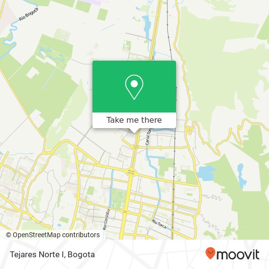 Tejares Norte I map