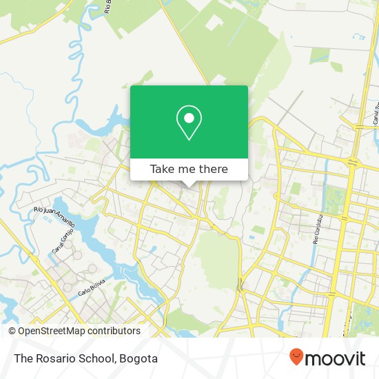 The Rosario School map