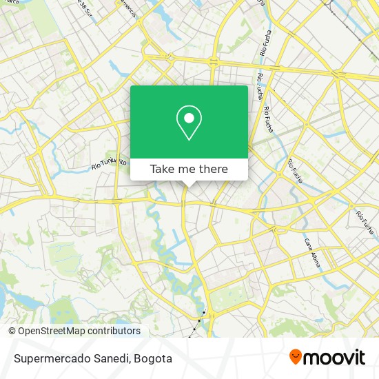 Supermercado Sanedi map