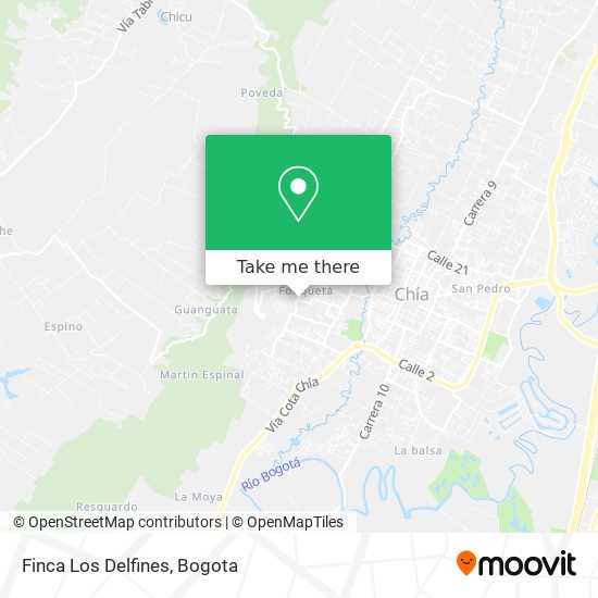 Mapa de Finca Los Delfines