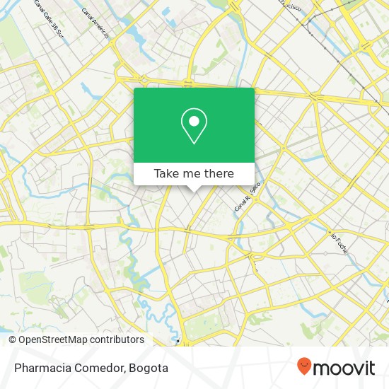 Pharmacia Comedor map