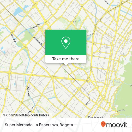 Super Mercado La Esperanza map