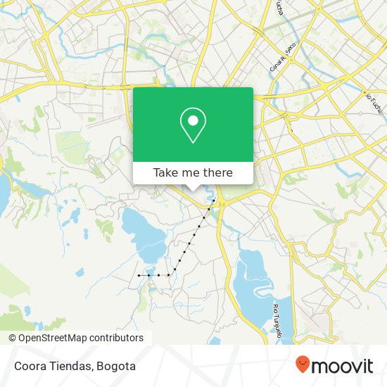 Coora Tiendas map