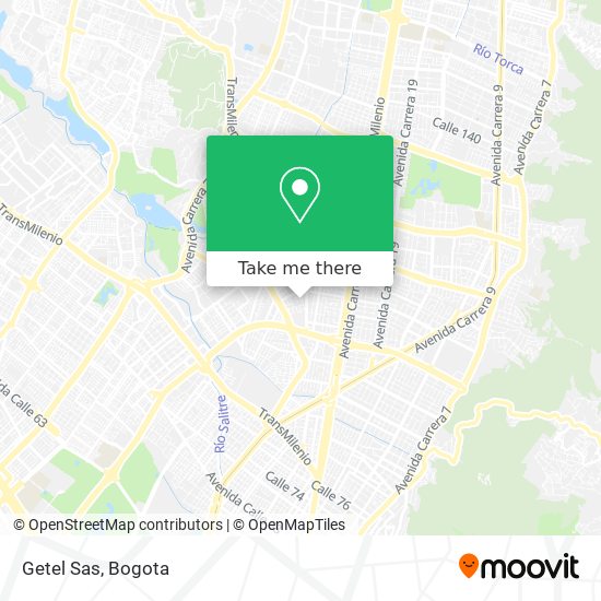 Mapa de Getel Sas