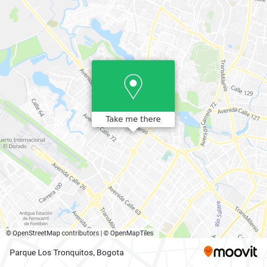 Mapa de Parque Los Tronquitos