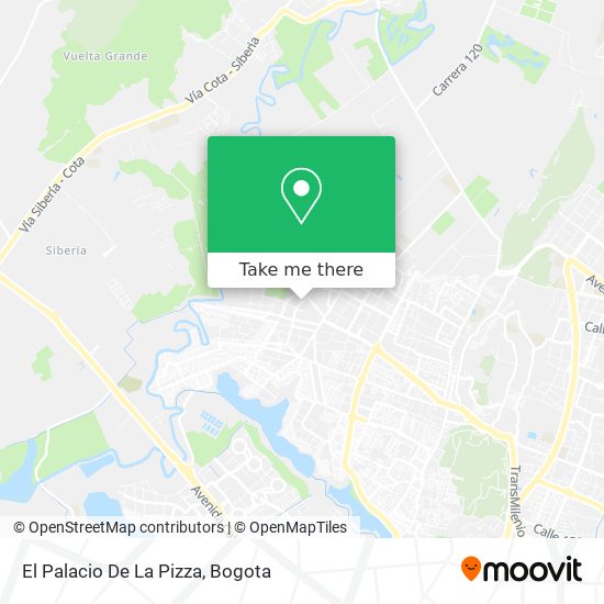 El Palacio De La Pizza map