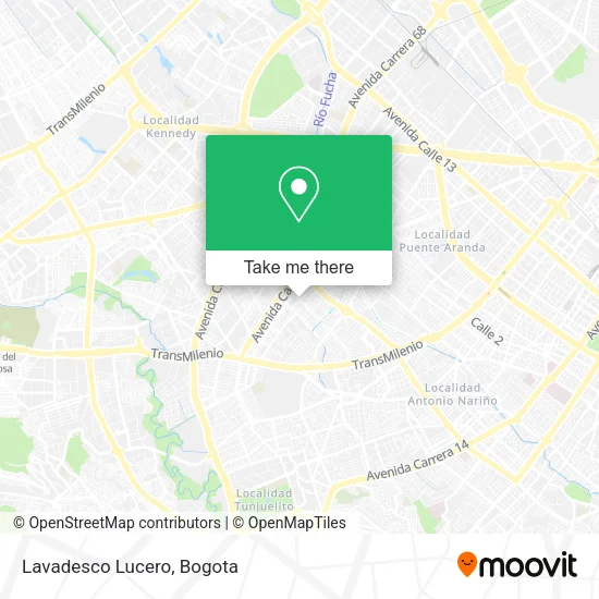 Lavadesco Lucero map