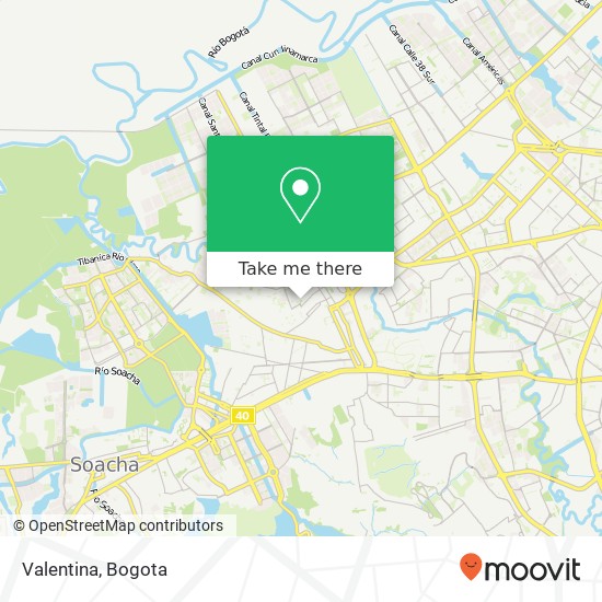 Mapa de Valentina