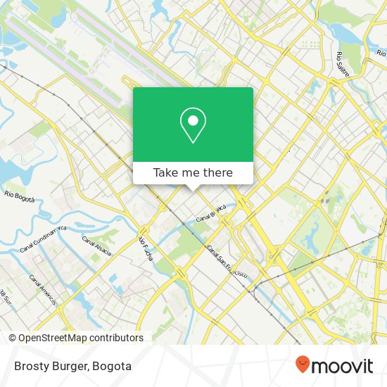 Mapa de Brosty Burger