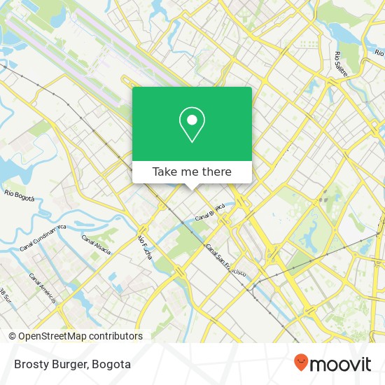 Brosty Burger map