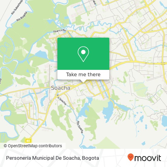 Personería Municipal De Soacha map