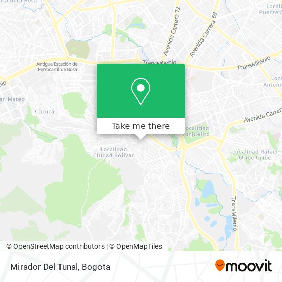 Mirador Del Tunal map