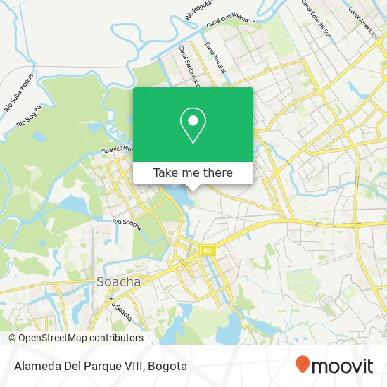 Alameda Del Parque VIII map