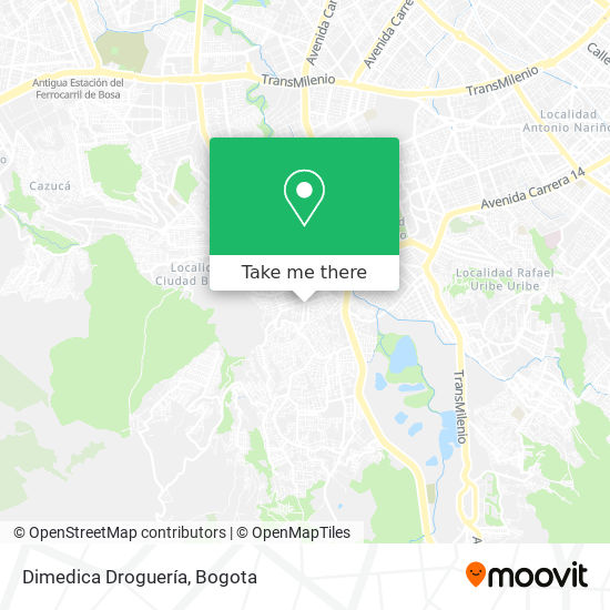 Dimedica Droguería map