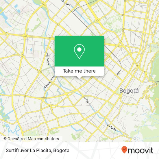Surtifruver La Placita map