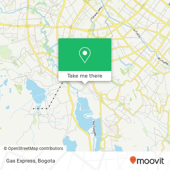 Gas Express map