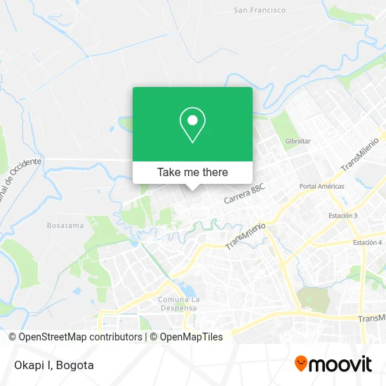 Okapi I map