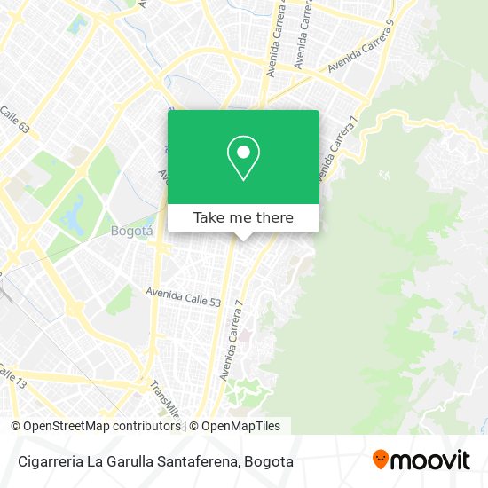 Mapa de Cigarreria La Garulla Santaferena