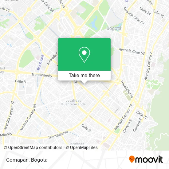 Mapa de Comapan
