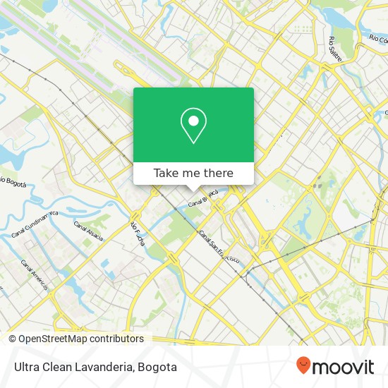 Mapa de Ultra Clean Lavanderia