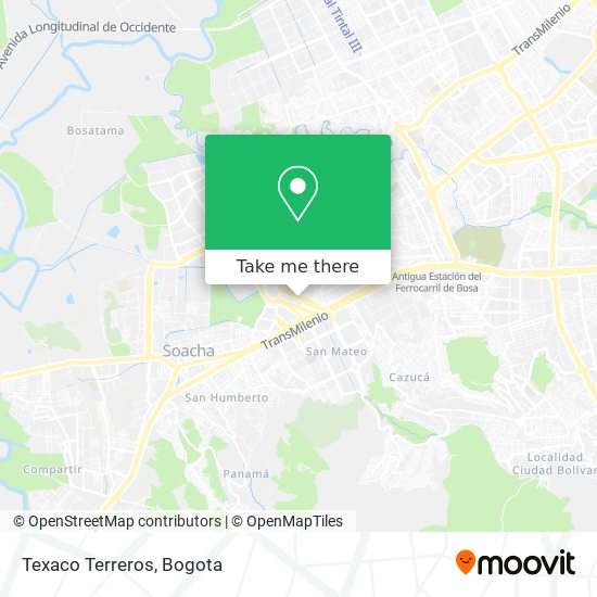 Texaco Terreros map