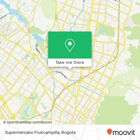 Mapa de Supermercano Fruitcampiña
