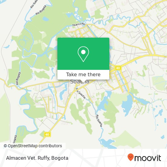 Almacen Vet. Ruffy map