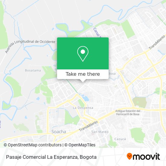 Pasaje Comercial La Esperanza map
