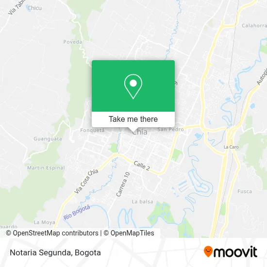 Notaria Segunda map
