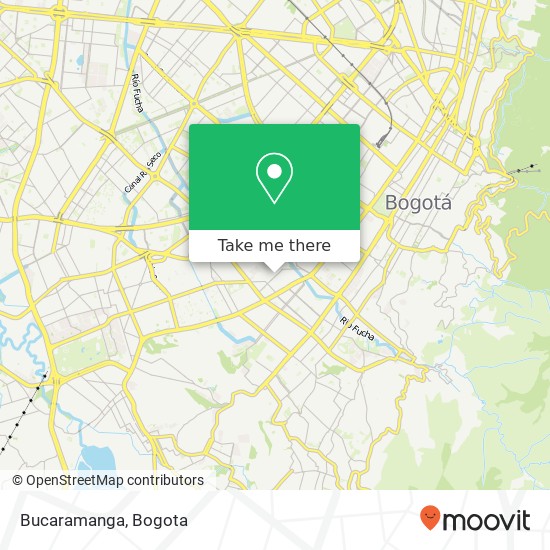 Bucaramanga map