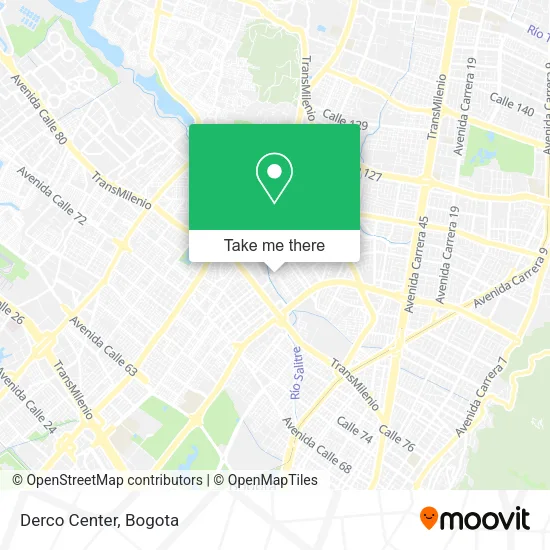 Derco Center map