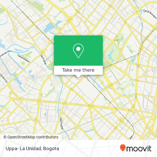 Uppa- La Unidad map