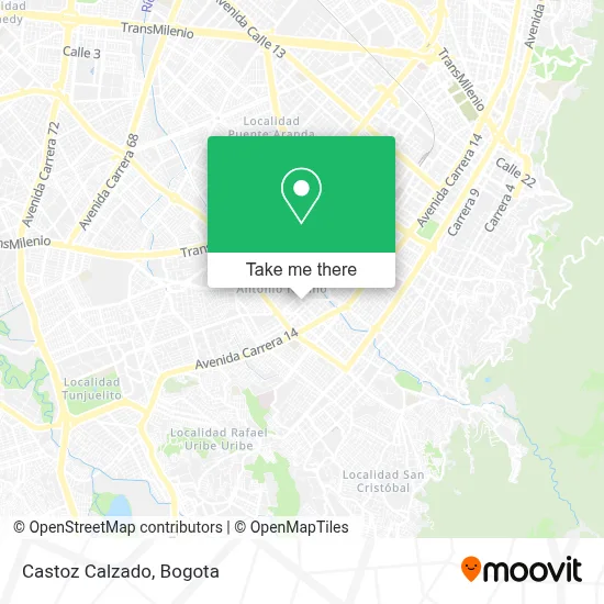 Castoz Calzado map