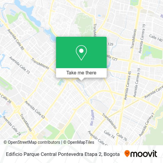 Mapa de Edificio Parque Central Pontevedra Etapa 2