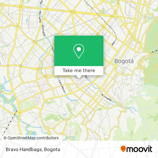 Bravo Handbags map