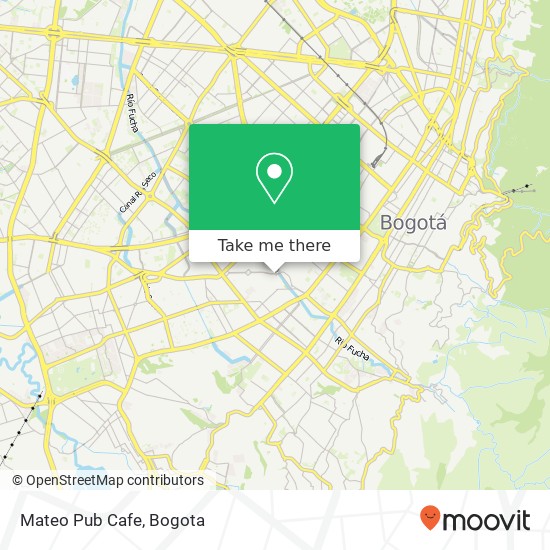 Mateo Pub Cafe map