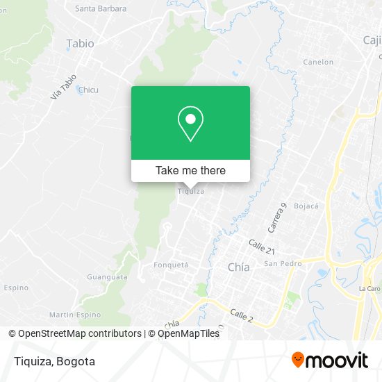 Tiquiza map