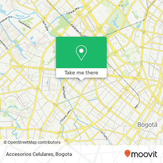 Mapa de Accesorios Celulares