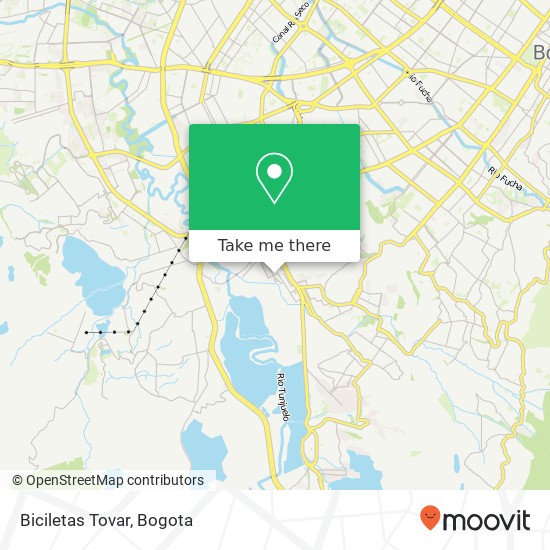 Biciletas Tovar map