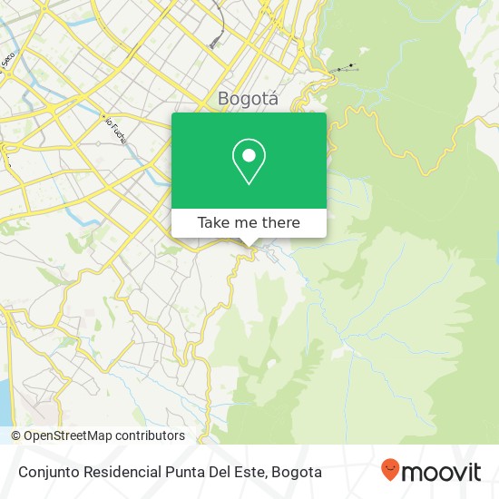 Mapa de Conjunto Residencial Punta Del Este