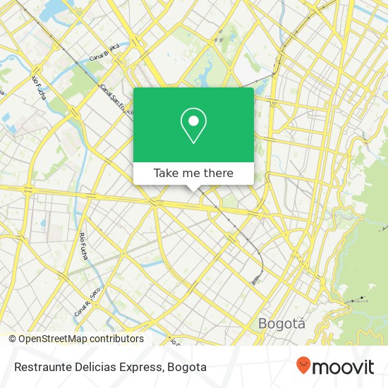 Restraunte Delicias Express map