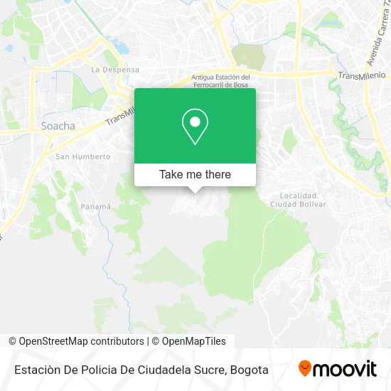 Estaciòn De Policia De Ciudadela Sucre map