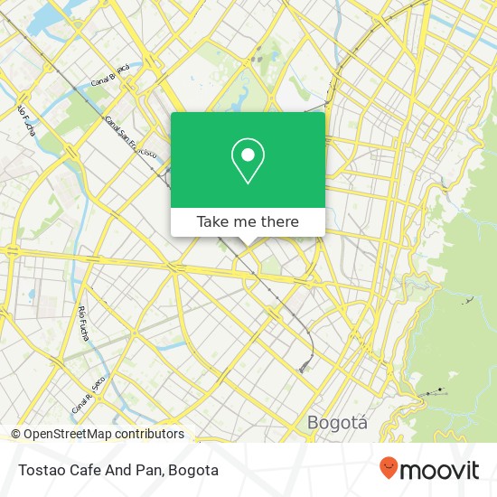 Mapa de Tostao Cafe And Pan