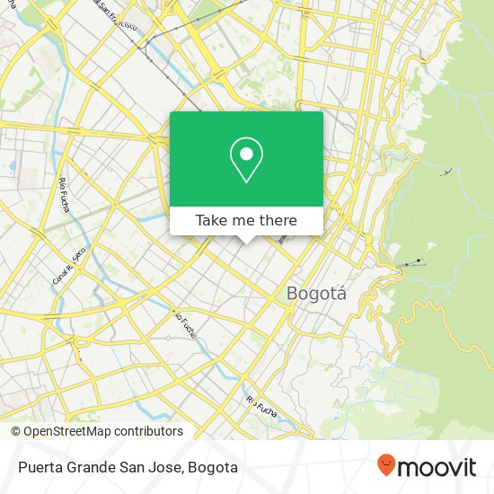 Puerta Grande San Jose map