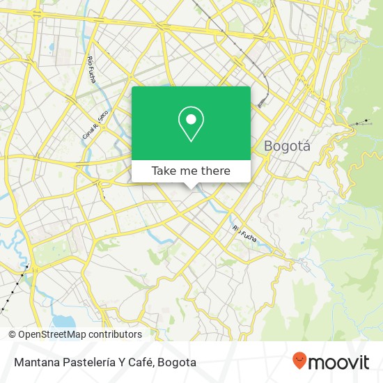 Mantana Pastelería Y Café map