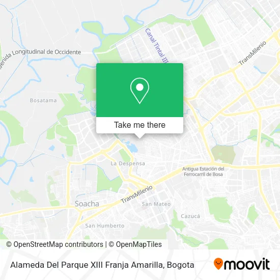 Mapa de Alameda Del Parque XIII Franja Amarilla