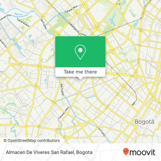 Almacen De Vìveres San Rafael map