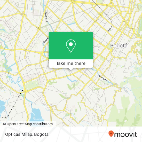 Opticas Milap map