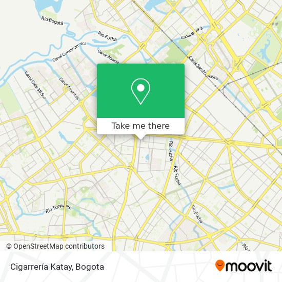 Cigarrería Katay map