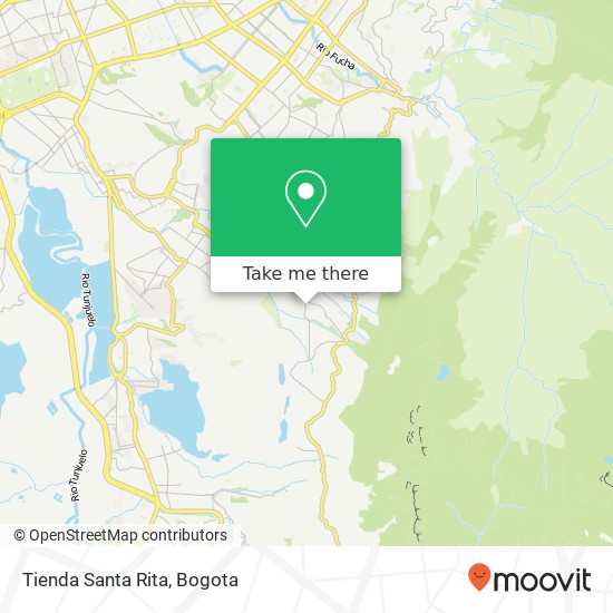 Mapa de Tienda Santa Rita